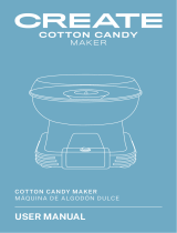 Create COTTON CANDY MAKER Instrukcja obsługi