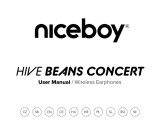 Niceboy Hive Beans Concert Wireless Earphones Instrukcja obsługi