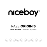 Niceboy RAZE Origin 5 Instrukcja obsługi