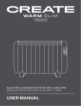 Create WARM SLIM 1500W Instrukcja obsługi