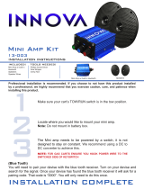Innova 13-003 Mini Amp Kit Instrukcja obsługi