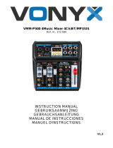 Vonyx VMM-P500 Instrukcja obsługi