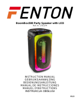 Fenton BoomBox500 Party Speaker Instrukcja obsługi
