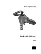 Trumpf TruTool N 500 (1A1) Instrukcja obsługi