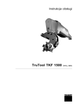 Trumpf TruTool TKF 1500 (1A1) Instrukcja obsługi