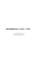 Vaporesso FORZ TX80 Instrukcja obsługi