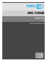 Toku MG-7206B Instrukcja obsługi