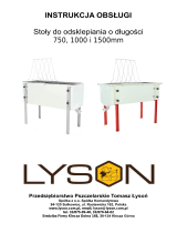 LysonStoły do odsklepiania 750, 1000 i 1500mm