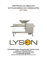 Lyson Urządzenia do kremowania na odstojniku PREMIUM 50,70,100,150,200L Instrukcja obsługi