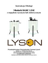 Lyson Miodarka BASIC LINE RECZNA ELEKTR 500-600 Instrukcja obsługi