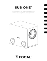 Focal Sub One Instrukcja obsługi