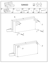 BLACK RED WHITE Sango Assembly Instructions