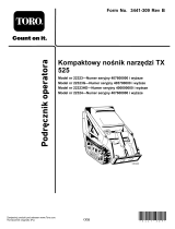 Toro Dingo TX 525 Track Loader, Wide Instrukcja obsługi