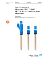 Endres+Hauser BA Memosens ISFET sensors CPS47E, CPS77E, CPS97E Instrukcja obsługi