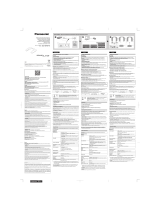 Panasonic SCGNW10E Instrukcja obsługi