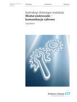 Endres+Hauser EA Electronics module - Digital communication Mounting Instruction