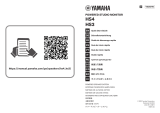 Yamaha HS3 Skrócona instrukcja obsługi