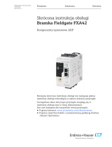 Endres+Hauser KA Fieldgate FXA42 Short Instruction