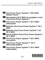 Toro Flex-Force Power System 6.0Ah 60V MAX Battery Pack Instrukcja obsługi