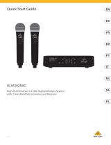 Behringer ULM302MIC Skrócona instrukcja obsługi