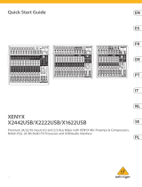 Behringer X1622USB Skrócona instrukcja obsługi