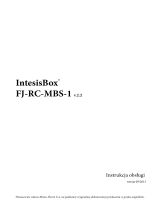 Fujitsu FJ-RC-MBS-1 Intesis Instrukcja obsługi