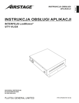 Fujitsu UTY-VLGX Instrukcja obsługi