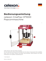 Celexon CinePop CP1000 maszyna do popcornu Instrukcja obsługi