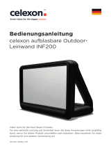 Celexon Outdoor INF200 310 x 174 cm dmuchany ekran projekcyjny 16:9 Instrukcja obsługi