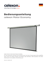 Celexon Écran de projection motorisé Economy 240 x 240 cm Instrukcja obsługi