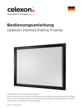 Celexon HomeCinema Frame 160 x120 cm Instrukcja obsługi
