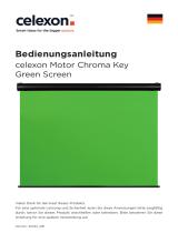 Celexon Electric Chroma Key Green Screen 300 x 225 cm Instrukcja obsługi