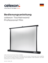 Celexon Tischleinwand Professional Mini Screen 66 x 37cm Instrukcja obsługi