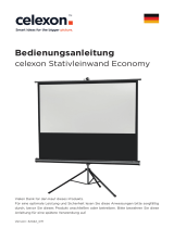 Celexon Economy 219 x 219 cm ekran projekcyjny na trójnogu Instrukcja obsługi