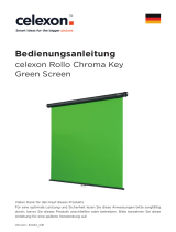 Celexon Écran à fond vert manuel Chroma Key 200 x 190 cm Instrukcja obsługi