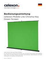 Celexon Écran à fond vert ultra-mobile Chroma Key, 150 x 200cm Instrukcja obsługi