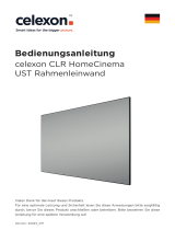 Celexon CLR HomeCinema UST hoog contrast frame scherm 120", 265 x 149cm Instrukcja obsługi