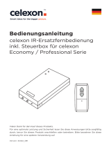 Celexon ir-afstandbediening incl. wandschakelaar voor economy/professional serie Instrukcja obsługi