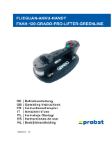 probst FXAH-120-GRABO-PRO-LIFTER-GREENLINE Instrukcja obsługi