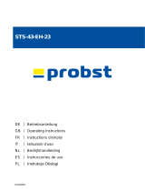 probst STS-43-EH-23 Instrukcja obsługi