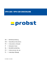 probst VPH-150-GREENLINE Instrukcja obsługi