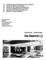 De Dietrich DHB2934B-01 Instrukcja obsługi