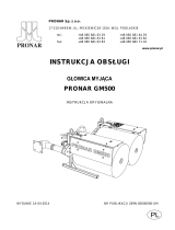 PRONAR GM500 Instrukcja obsługi