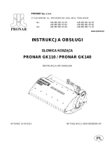 PRONAR GK110 GK140 Instrukcja obsługi