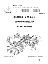 PRONAR ZKP800 Instrukcja obsługi