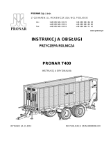 PRONAR T400 Instrukcja obsługi