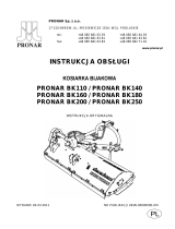 PRONAR BK110 Instrukcja obsługi