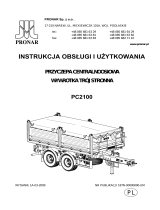 PRONAR PC2100 Instrukcja obsługi