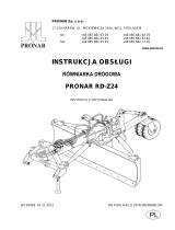 PRONAR RD-Z24 Instrukcja obsługi