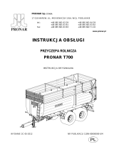 PRONAR T700 Instrukcja obsługi